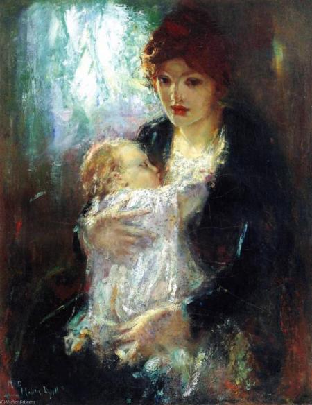  Laura Muntz Lyall – The Lullaby, 1915