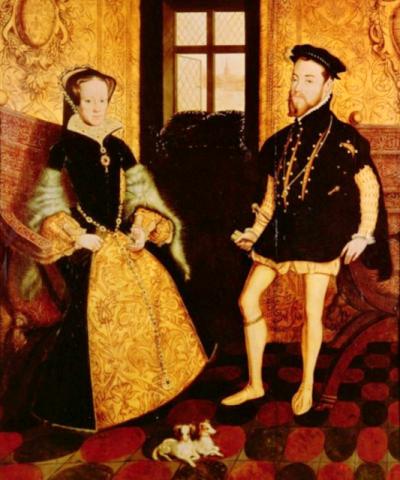   Marie et Philippe  <br />
   Un joyeux couple royal