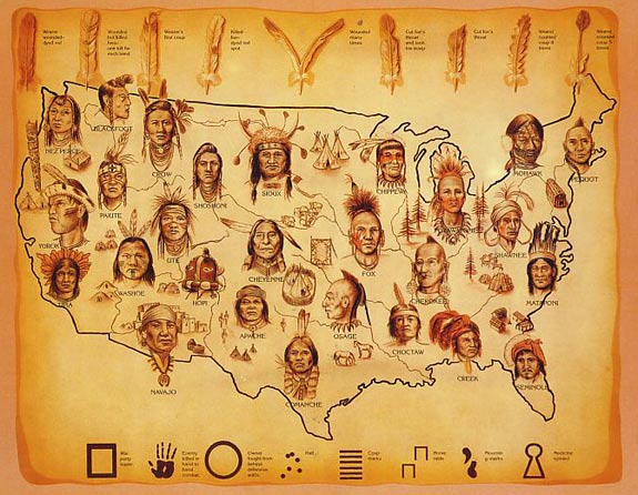 Native Americans Map