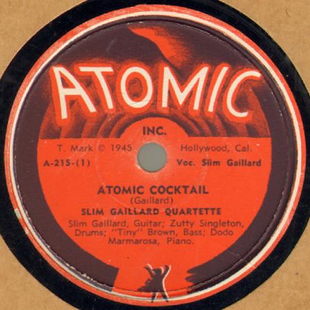 10" shellac: Atomic Cocktail / Yep-Roc-Heresay.