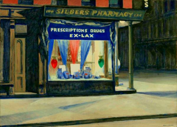 Ed Hopper 1927 - Pharmacie