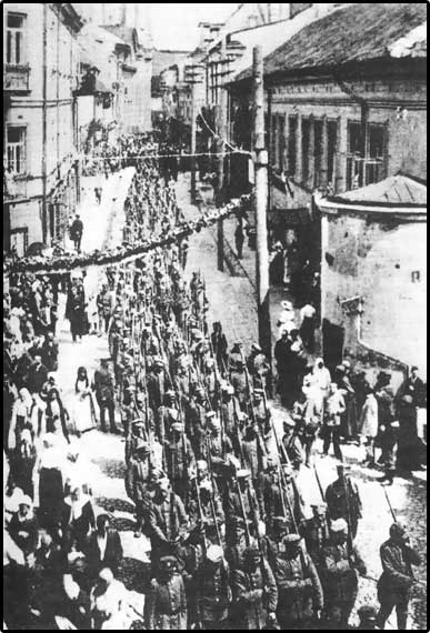 Le truppe polacche entrano a Vilnius, 21 aprile 1919