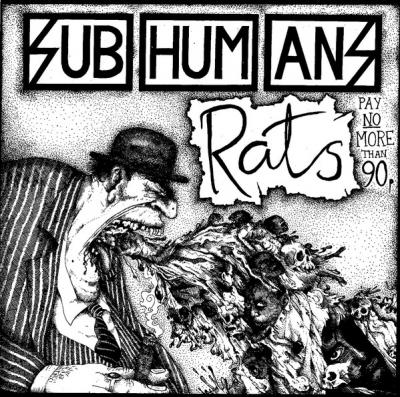 Subhumans – Rats (1984, Vinyl)