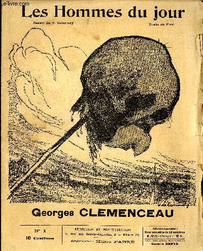 Georges Clemenceau, copertinea de “Les Hommes du Jour”