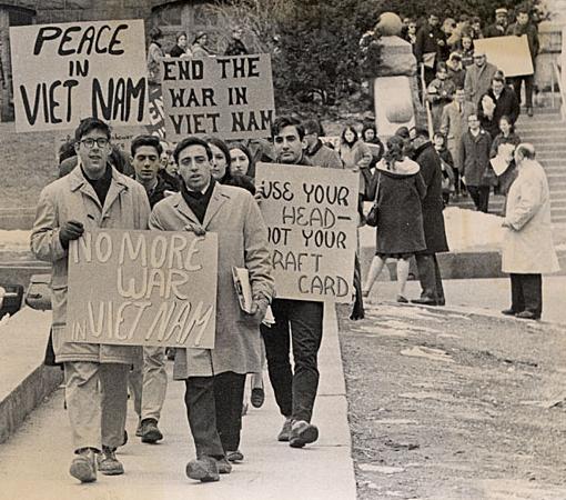 Student Vietnam War protesters