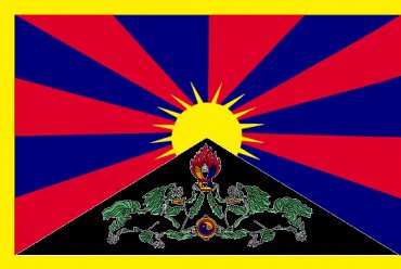 La bandiera tibetana. Tibetan Flag.