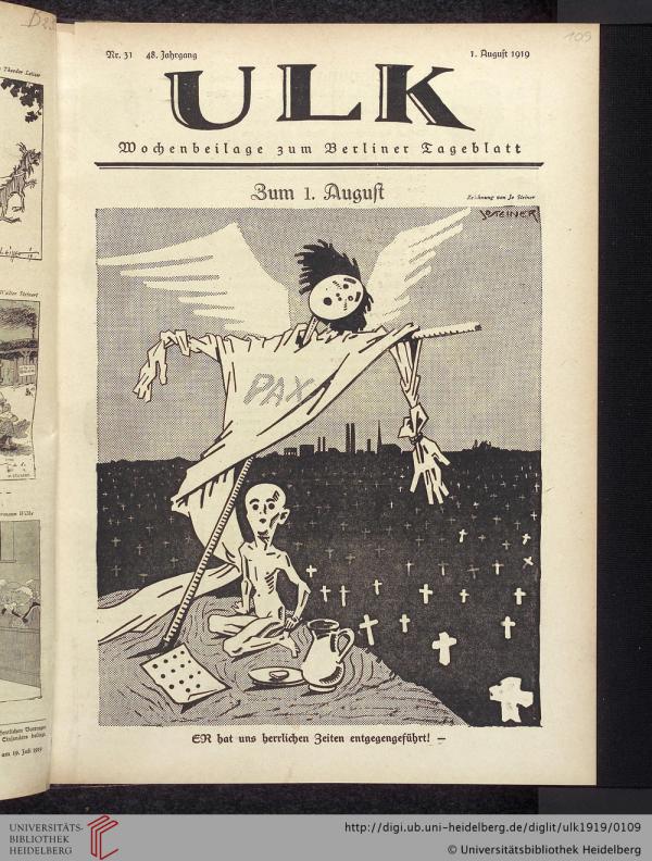 Copertina di un numero di Ulk del 1919