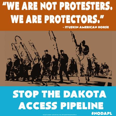 We are not protesters, We are protectors