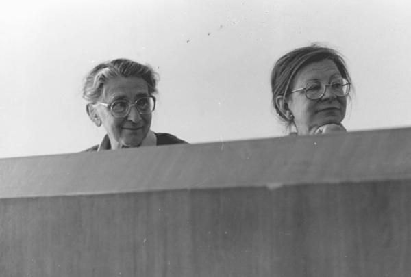 Hetty Vôute e Gisela Söhnlein allo Yad Vashem