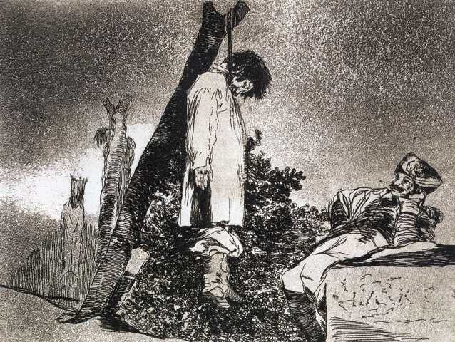Desenho de Francisco Goya.