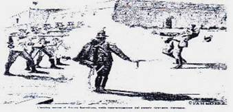 La fucilazione del "Gatto" Bartelloni in Fortezza, 14 maggio 1849.