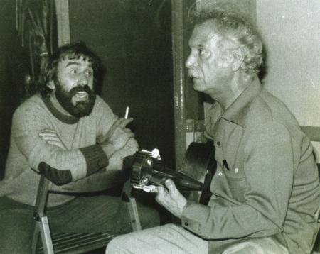 Beppe Chierici e Georges Brassens.