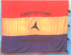 Bandiera della XI Brigata Internazionale e del Battaglione Ernst Thälmann/Hans Beimler.
