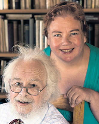 The British  translator, poet and former BBC presenter Keith Bosley and his Finnish wife Satu Salo. Keith Bosley died 24 June 2018 after a short illness.