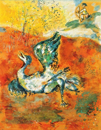Marc Chagall, L'Oiseau blessé d'une flèche