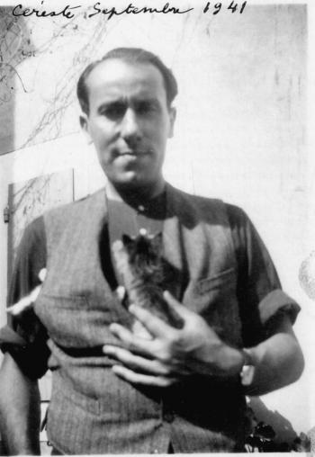 René Char, a Céreste nel 1941.