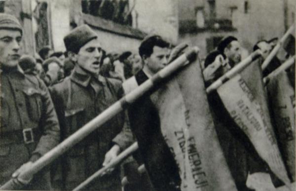 Spagna 1936. Volontari polacchi della XIII Brigata Internazionale "Jarosław Dąbrowski" ("Dąbrowszczacy")