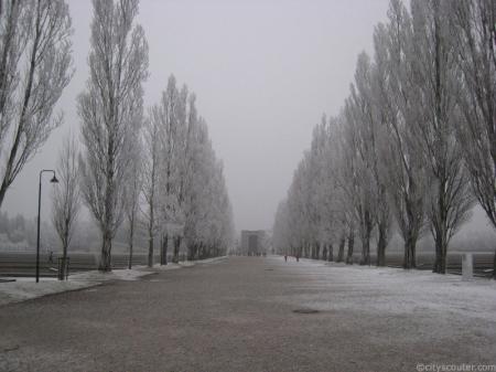 Inverno a Dachau.