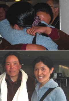 Ngawang Sangdrol e Phuntsog Nyidron negli USA, 15 marzo 2006.