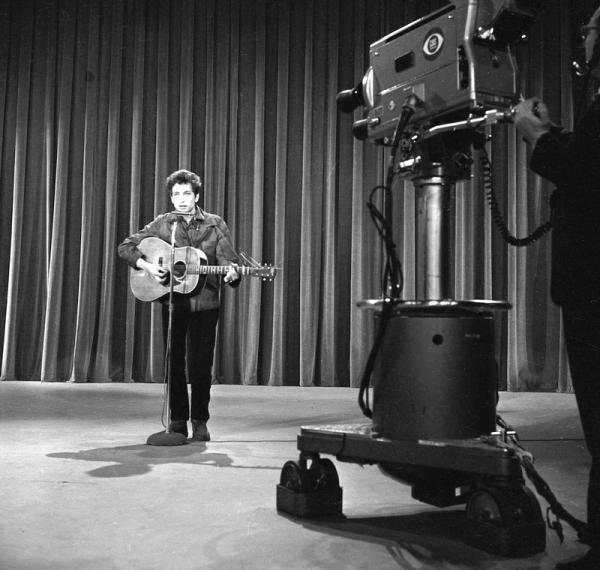  Bob Dylan during rehearsals for the Ed Sullivan Show on May 12, 1963 CBS Photo Archive / Getty Images