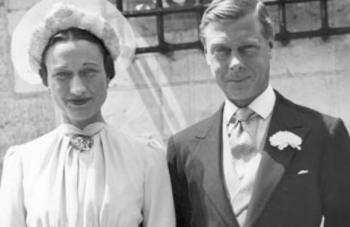 Wallis Simpson (nata Bessie Wallis Warfield) e Edoardo VIII.