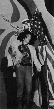 Keith Emerson e la bandiera