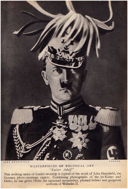 Kaiser Adolf, montaggio fotografico di John Heartfield (Helmut Herzfeld, 1891-1968)