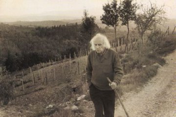 Léo Ferré a Castellina in Chianti, 1990.