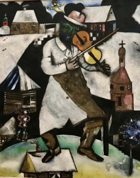 Marc Chagall,1912 -  Le Violoniste  - Stedelijk Museum Amsterdam 