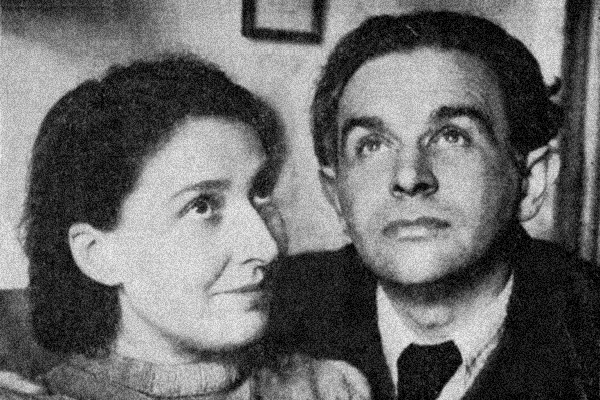 Natalia Avalov e il marito, Konstanty Ildefons Gałczyński.
