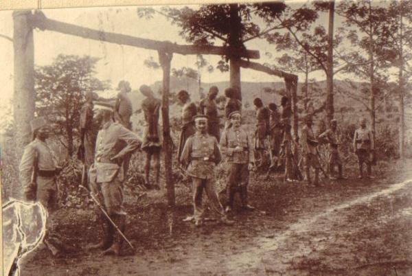 Impiccagione di massa in Deutsch-Südwestafrika negli anni della Grande Guerra