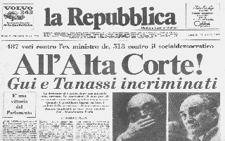 Prima pagine de “La Repubblica” dell’11 marzo 1977. Dal Sito di Radio Alice.
