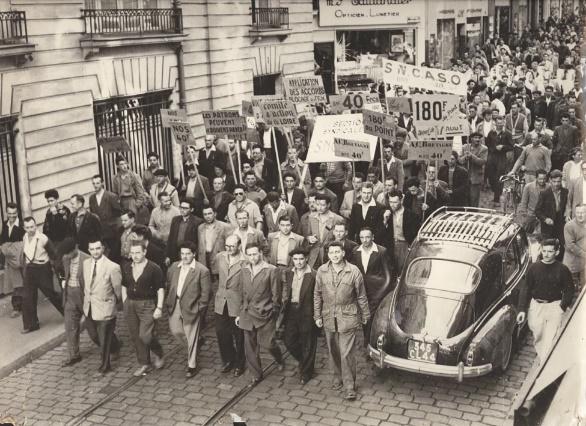 Sciopero a Saint-Nazaire, 1955