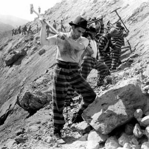 Paul Muni in "I Am a Fugitive from a Chain Gang", regia di Mervyn LeRoy , USA 1932.