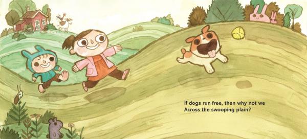 If Dogs Run Free, illustrazione di Scott Campbell