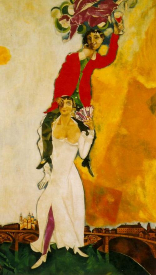 UN TOAST À LA SANTÉ DE NOS DAMES !  Marc Chagall – 1918