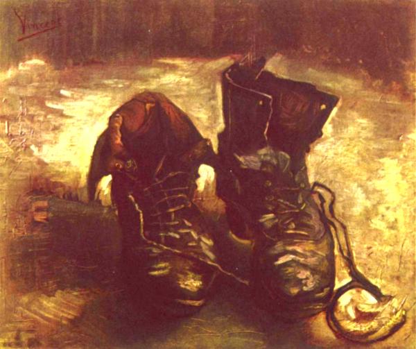 LES SOULIERS  <br />
Vincent Van Gogh — 1886