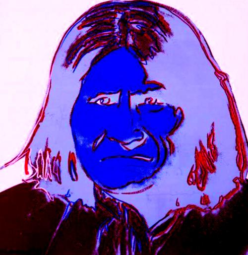 GÉRONIMO     <br />
Andy Warhol — 1986