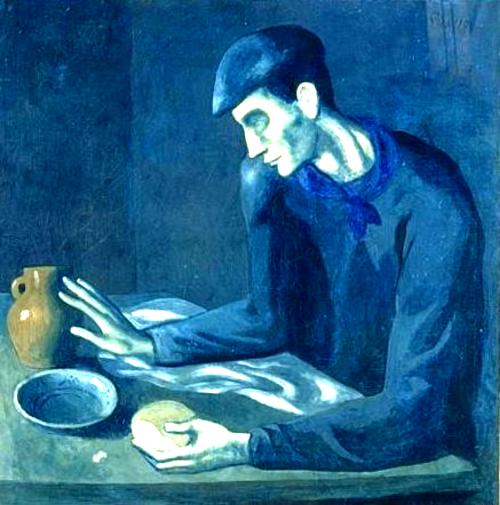 LE REPAS DE L'AVEUGLE<br />
 Pablo Picasso - 1903
