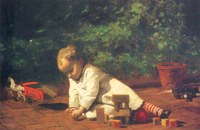 L’ENFANT JOUE<br />
Thomas Eakins - 1876