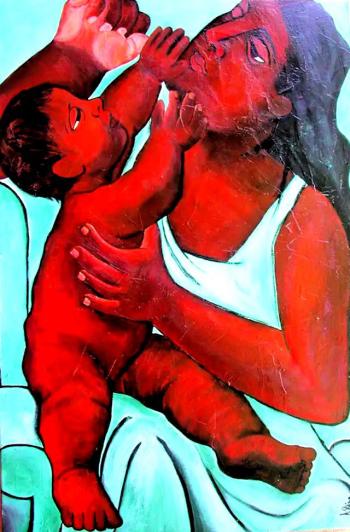 LA MÈRE ET L'ENFANT<br />
Pablo Picasso - 1922