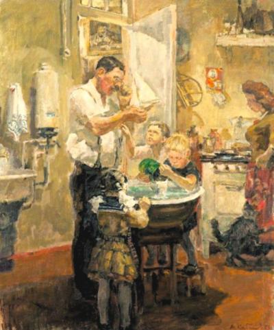PAPA, MAMAN ET LES ENFANTS<br />
Igor Sergeevich Kabanov - 1953