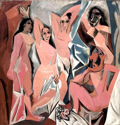 LES DEMOISELLES D'AVIGNON     <br />
Pablo Picasso – 1907