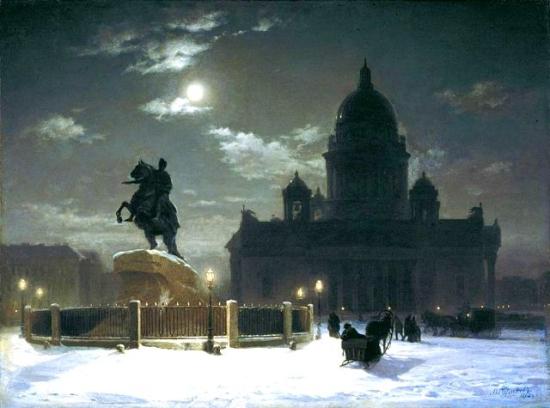 L’HEURE DES OMBRES<br />
Vasily Surikov – 1870