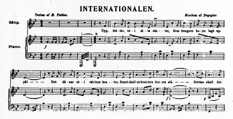 Internationalen, 1° maggio 1902<br />
Internationalen, May 1st, 1902