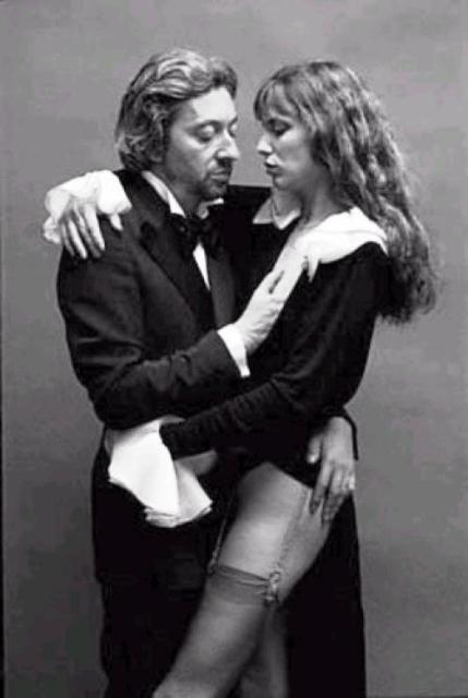 Ancora una foto della "coppia più bella (e trasgressiva) del mondo negli anni '60, il duro Serge e la dolce Jane."