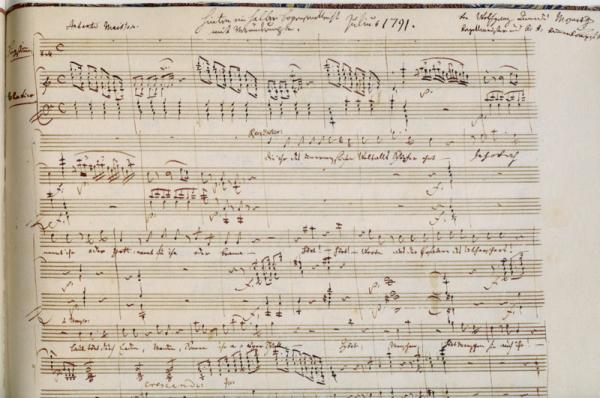 Wolfgang Amadeus Mozart K619 (Manoscritto / Manuscript)