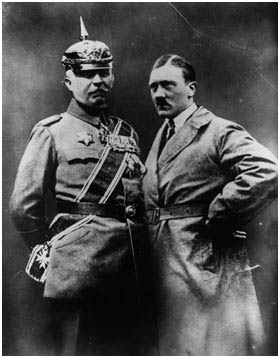 Il generale Ludendorff con un suo amico
