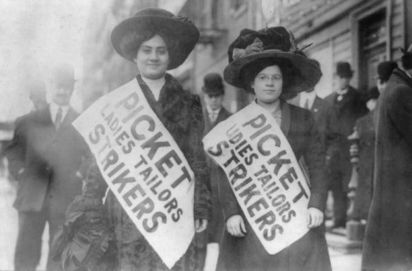 Lowell Mill Girls on Strike