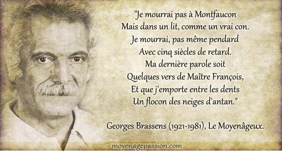 Georges Brassens: Le Moyenâgeux